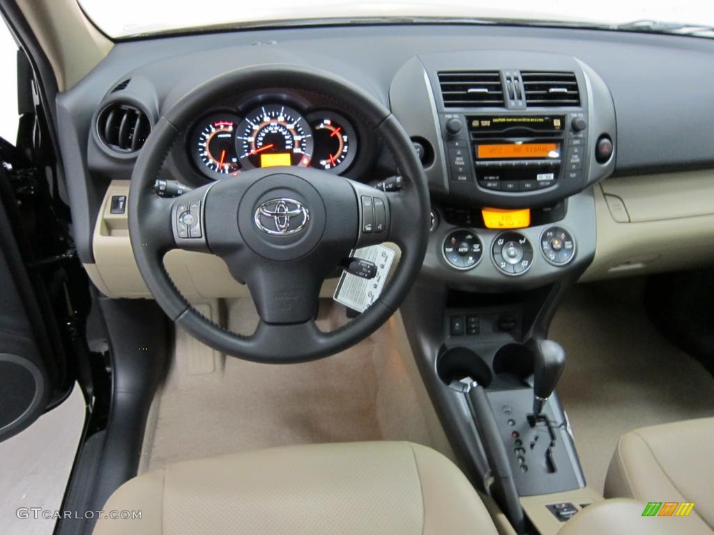 2011 Toyota RAV4 Limited 4WD Sand Beige Dashboard Photo #43788154