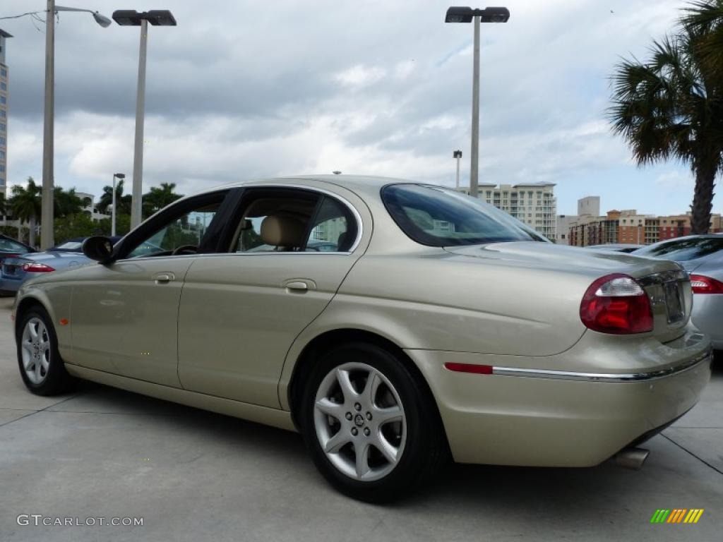 2006 S-Type 4.2 - Winter Gold Metallic / Champagne photo #5