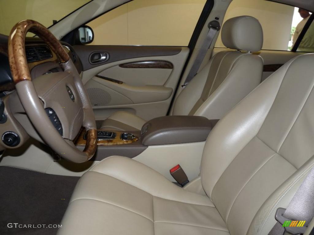 2006 S-Type 4.2 - Winter Gold Metallic / Champagne photo #16