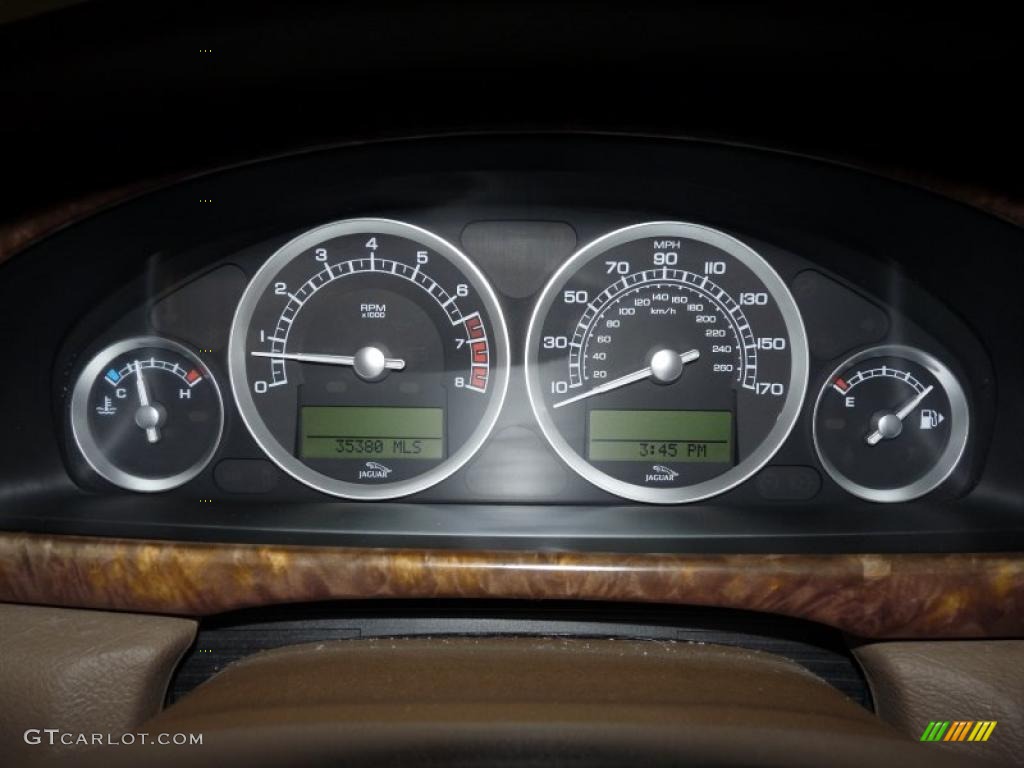 2006 Jaguar S-Type 4.2 Gauges Photo #43788742