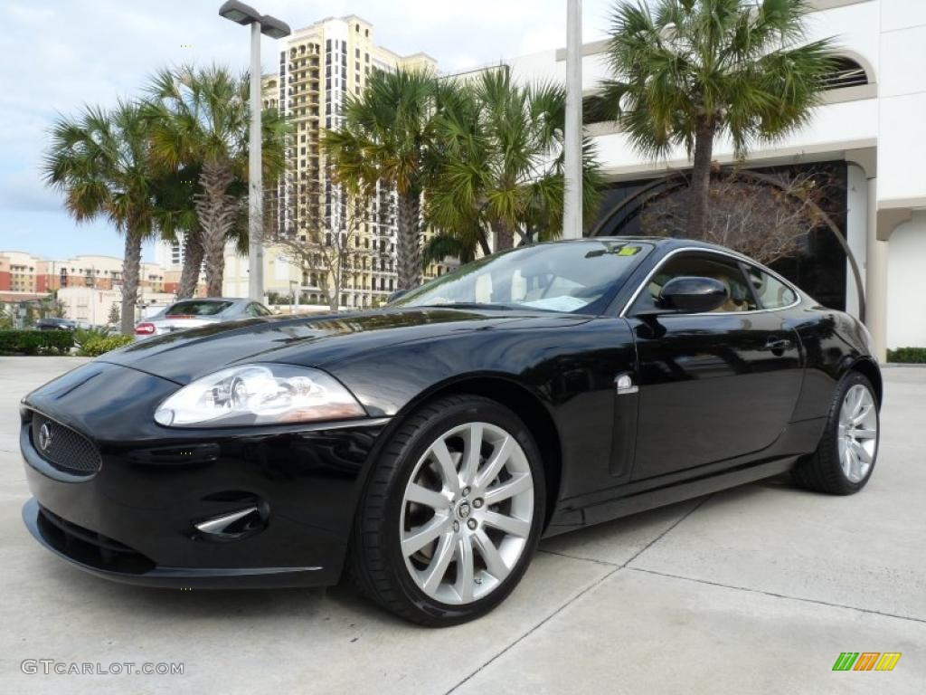 Ebony Black 2008 Jaguar XK XK8 Coupe Exterior Photo #43788930