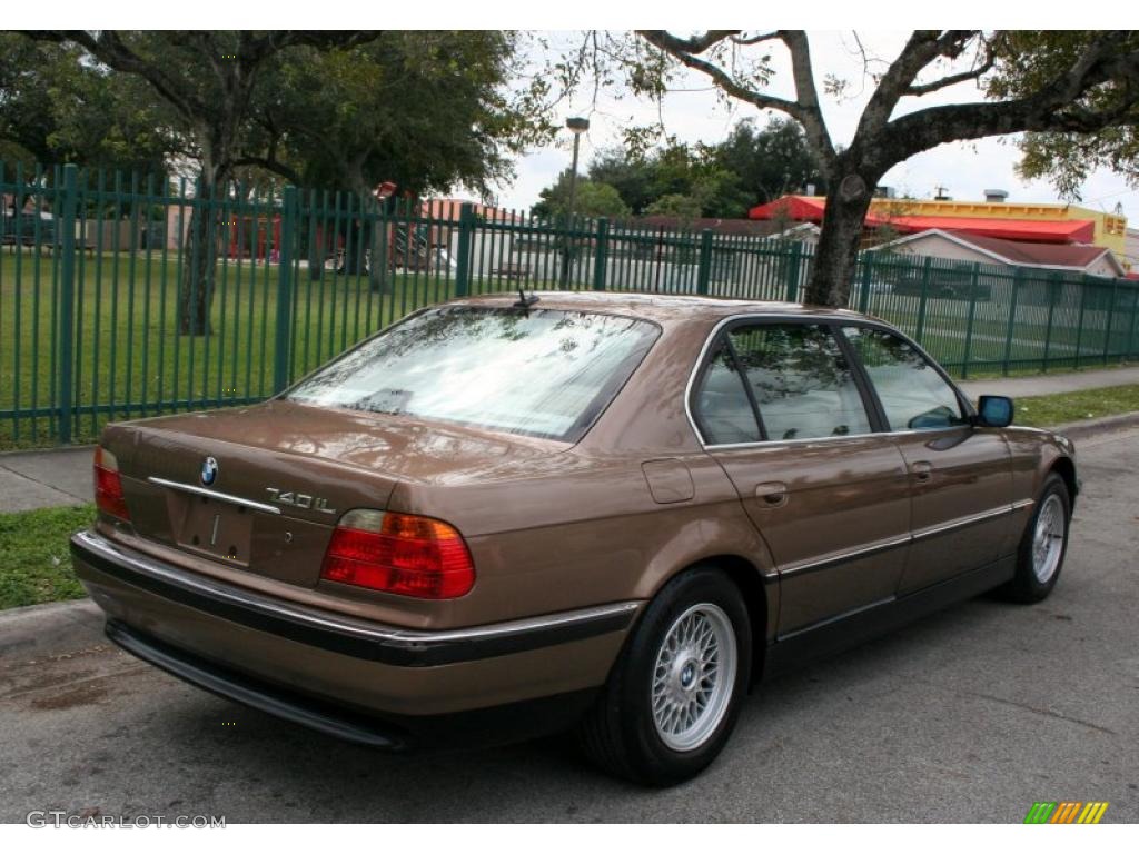 2000 7 Series 740iL Sedan - Impala Brown Metallic / Sand photo #8
