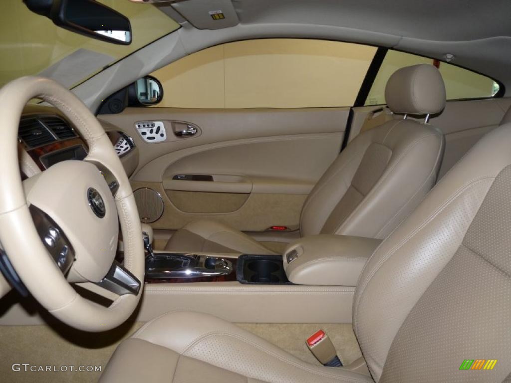 Caramel Interior 2008 Jaguar XK XK8 Coupe Photo #43789110