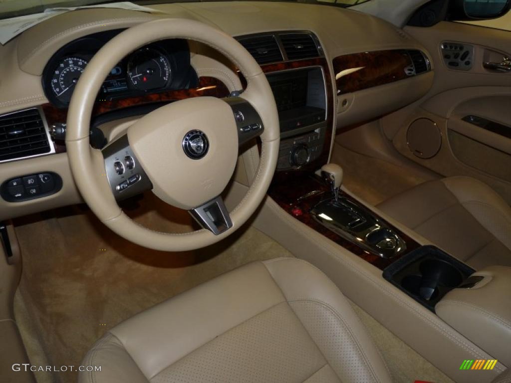 Caramel Interior 2008 Jaguar XK XK8 Coupe Photo #43789154