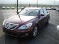 2009 Cabernet Red Pearl Hyundai Genesis 3.8 Sedan  photo #1