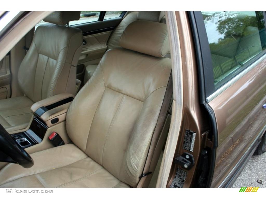 2000 7 Series 740iL Sedan - Impala Brown Metallic / Sand photo #38