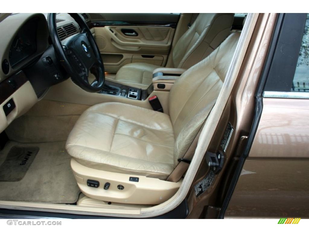2000 7 Series 740iL Sedan - Impala Brown Metallic / Sand photo #39
