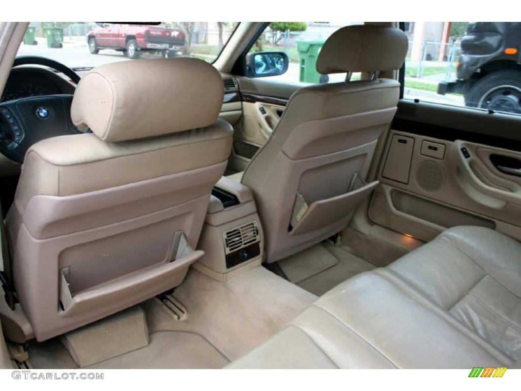 Sand Interior 2000 BMW 7 Series 740iL Sedan Photo #43789522