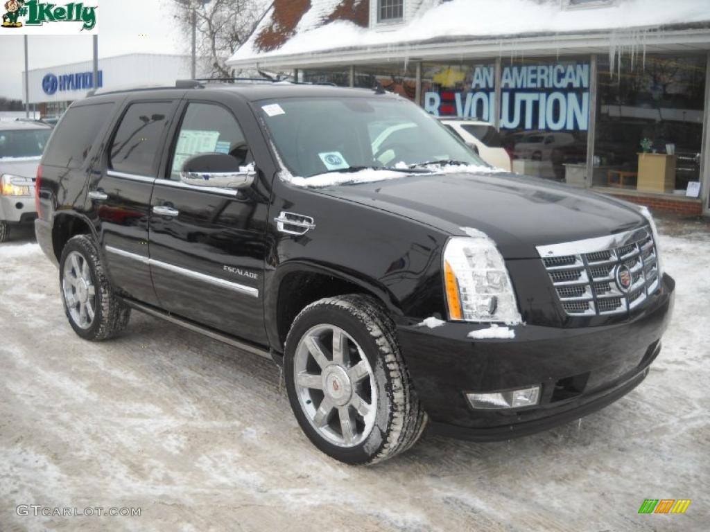 2011 Cadillac Escalade Premium AWD - Black Raven Color / Ebony/Ebony 2011 Cadillac Escalade Premium AWD - Black Raven Color / Ebony/Ebony