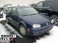 2002 Indigo Blue Pearl Volkswagen Golf GL Coupe #43780839