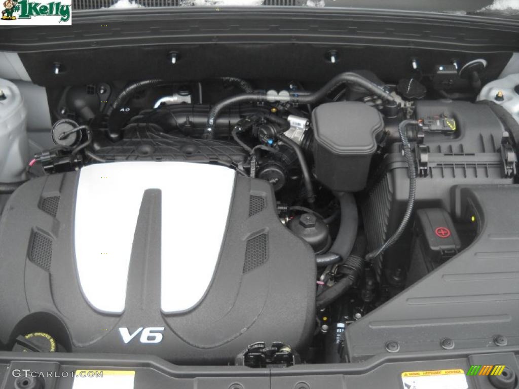 2011 Sorento EX V6 AWD - Bright Silver / Black photo #14