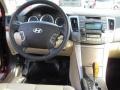 2009 Dark Cherry Red Hyundai Sonata Limited V6  photo #4