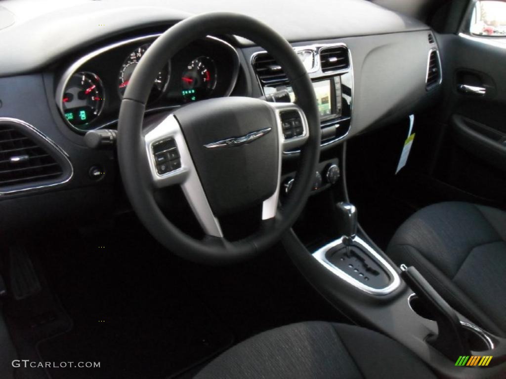 Black Interior 2011 Chrysler 200 Touring Photo #43795076