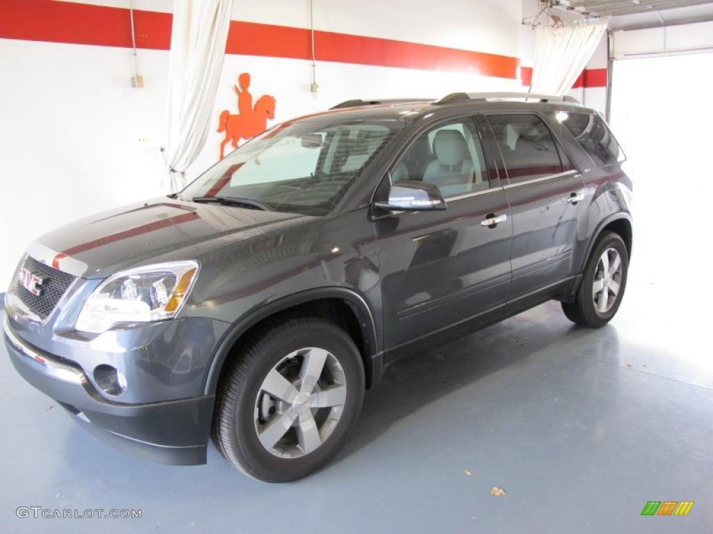 2011 Acadia SLT - Cyber Gray Metallic / Light Titanium photo #1