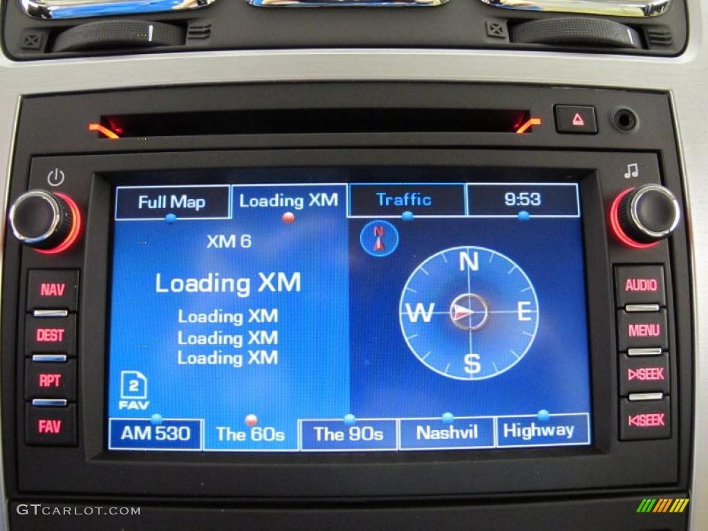 2011 GMC Acadia SLT AWD Controls Photo #43796293