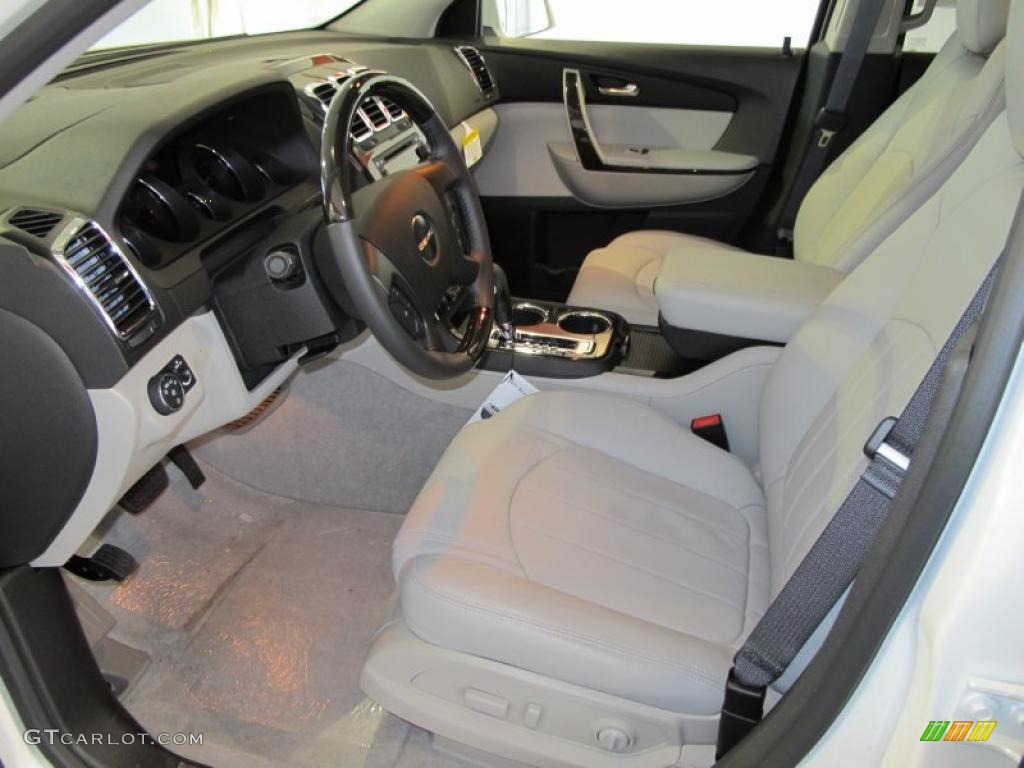 Light Titanium Interior 2011 GMC Acadia Denali Photo #43799001