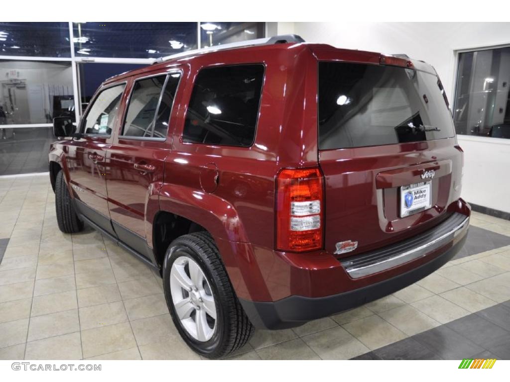 Deep Cherry Red Crystal Pearl 2011 Jeep Patriot Latitude X Exterior Photo #43801049