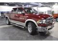 2011 Deep Cherry Red Crystal Pearl Dodge Ram 1500 Laramie Crew Cab  photo #4