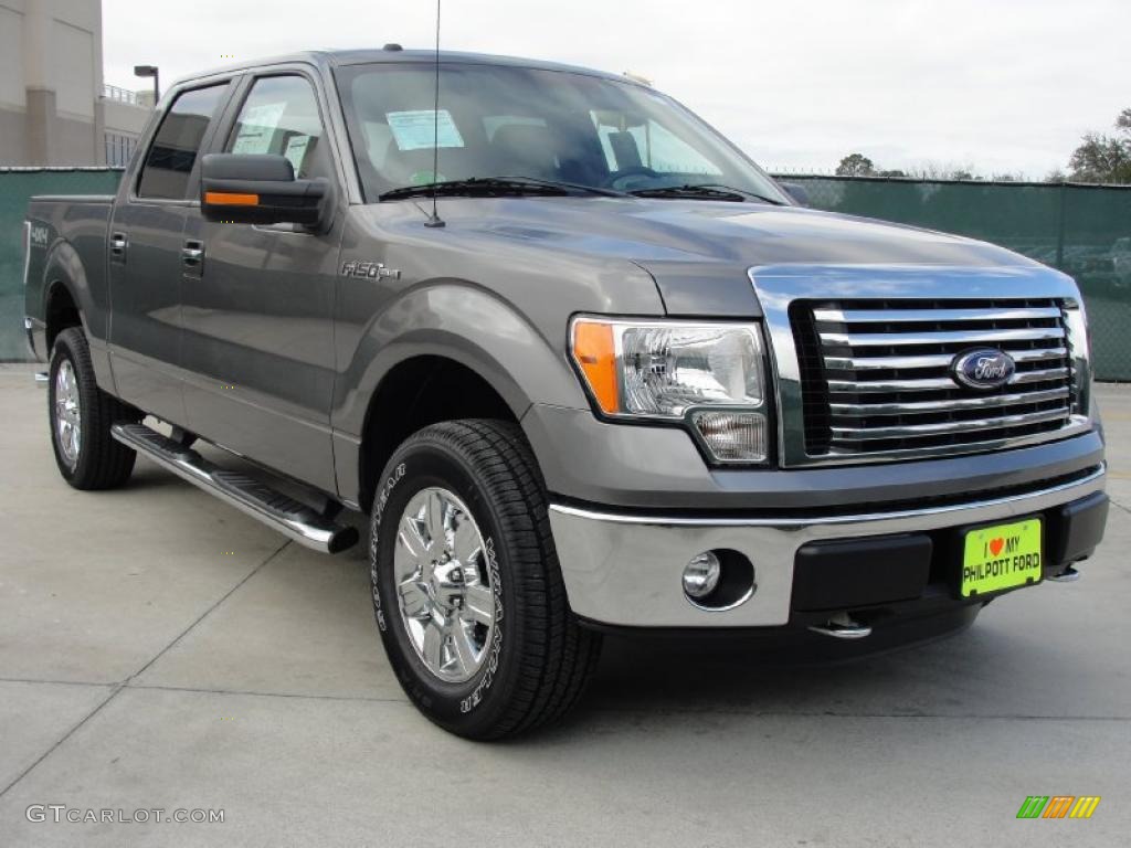 2011 F150 XLT SuperCrew 4x4 - Sterling Grey Metallic / Steel Gray photo #1
