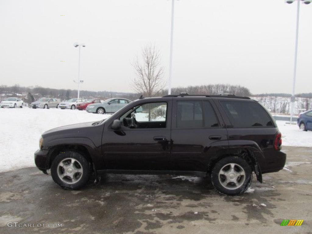 2008 TrailBlazer LT 4x4 - Dark Cherry Metallic / Ebony photo #5