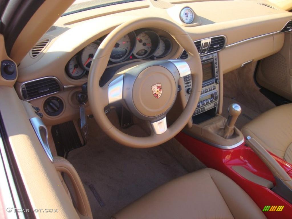 2006 911 Carrera 4S Cabriolet - Guards Red / Sand Beige photo #11