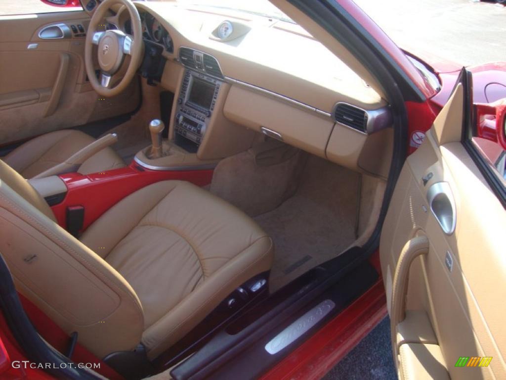 2006 911 Carrera 4S Cabriolet - Guards Red / Sand Beige photo #17