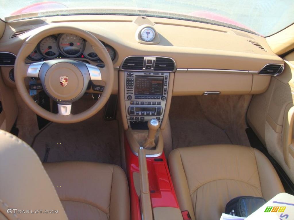 2006 911 Carrera 4S Cabriolet - Guards Red / Sand Beige photo #27
