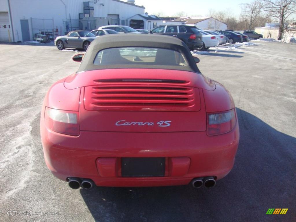 2006 911 Carrera 4S Cabriolet - Guards Red / Sand Beige photo #34