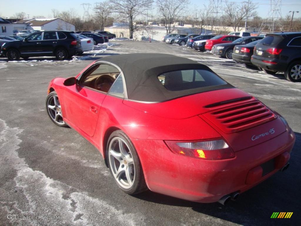 2006 911 Carrera 4S Cabriolet - Guards Red / Sand Beige photo #35