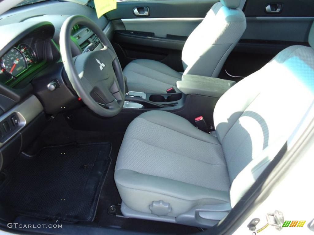 Medium Gray Interior 2010 Mitsubishi Galant FE Photo #43814298
