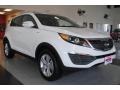 Clear White 2011 Kia Sportage LX AWD Exterior