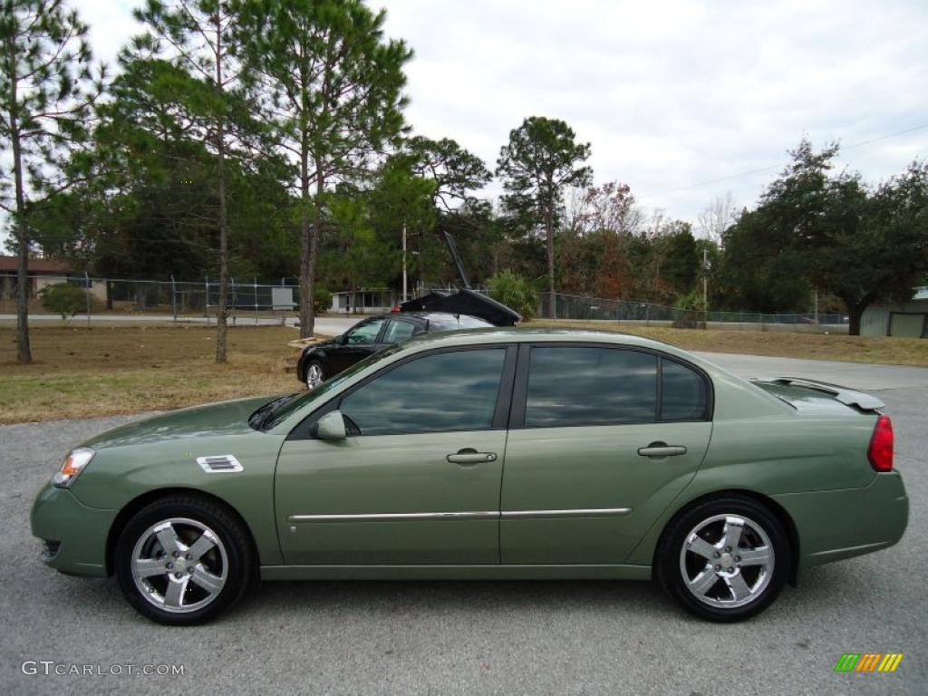 2006 Malibu LTZ Sedan - Silver Green Metallic / Cashmere Beige photo #2