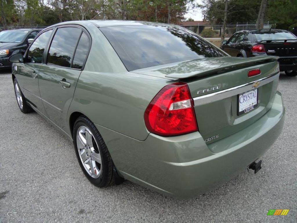 2006 Malibu LTZ Sedan - Silver Green Metallic / Cashmere Beige photo #3