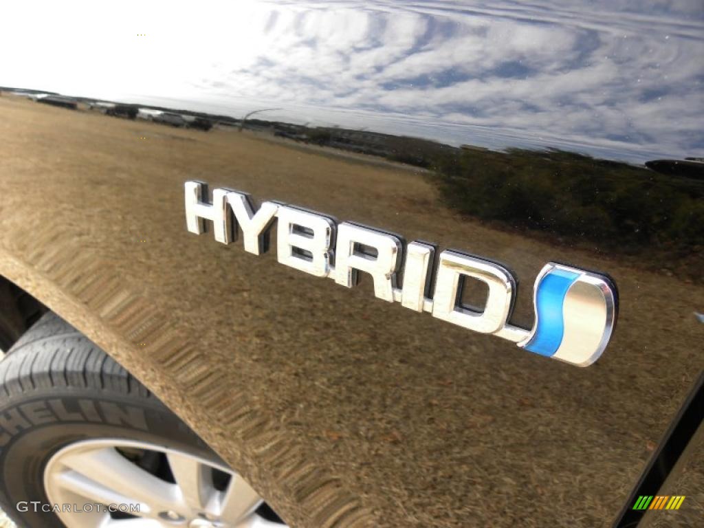 2007 Highlander Hybrid Limited 4WD - Black / Ivory Beige photo #3