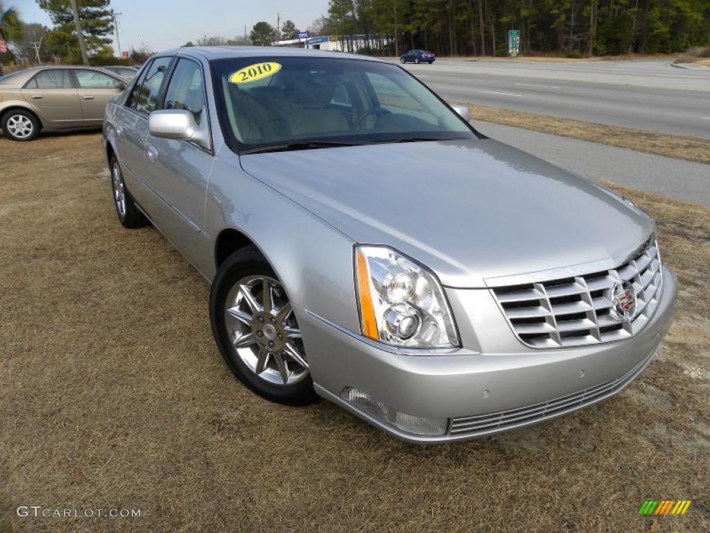 Radiant Silver Cadillac DTS