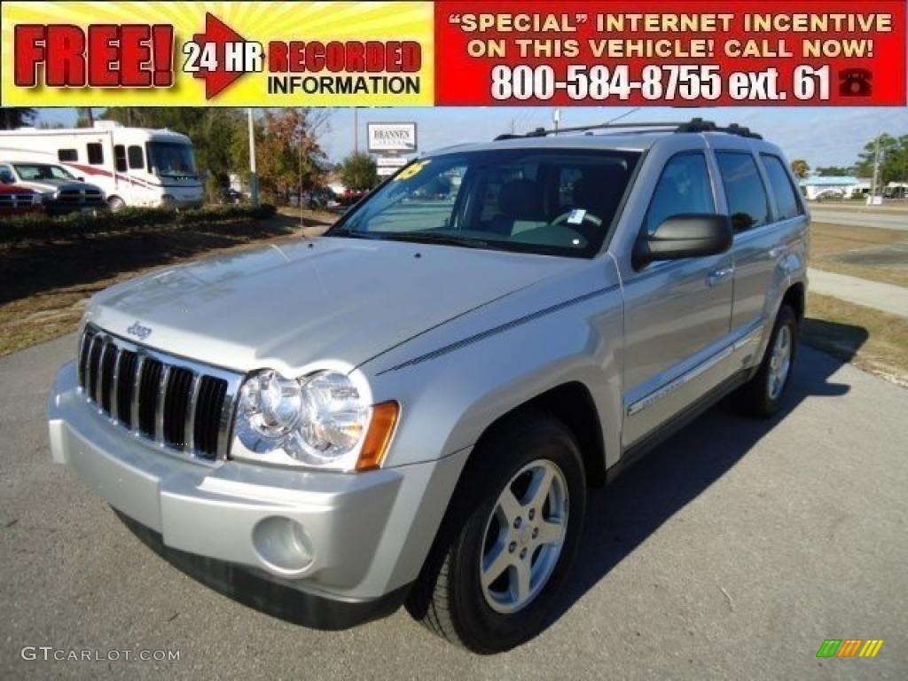 2005 Grand Cherokee Limited - Bright Silver Metallic / Medium Slate Gray photo #1