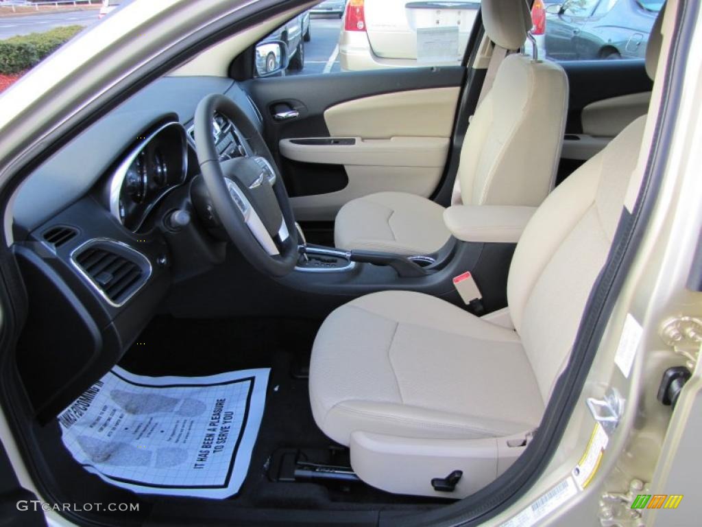 Black/Light Frost Beige Interior 2011 Chrysler 200 Touring Photo #43819679