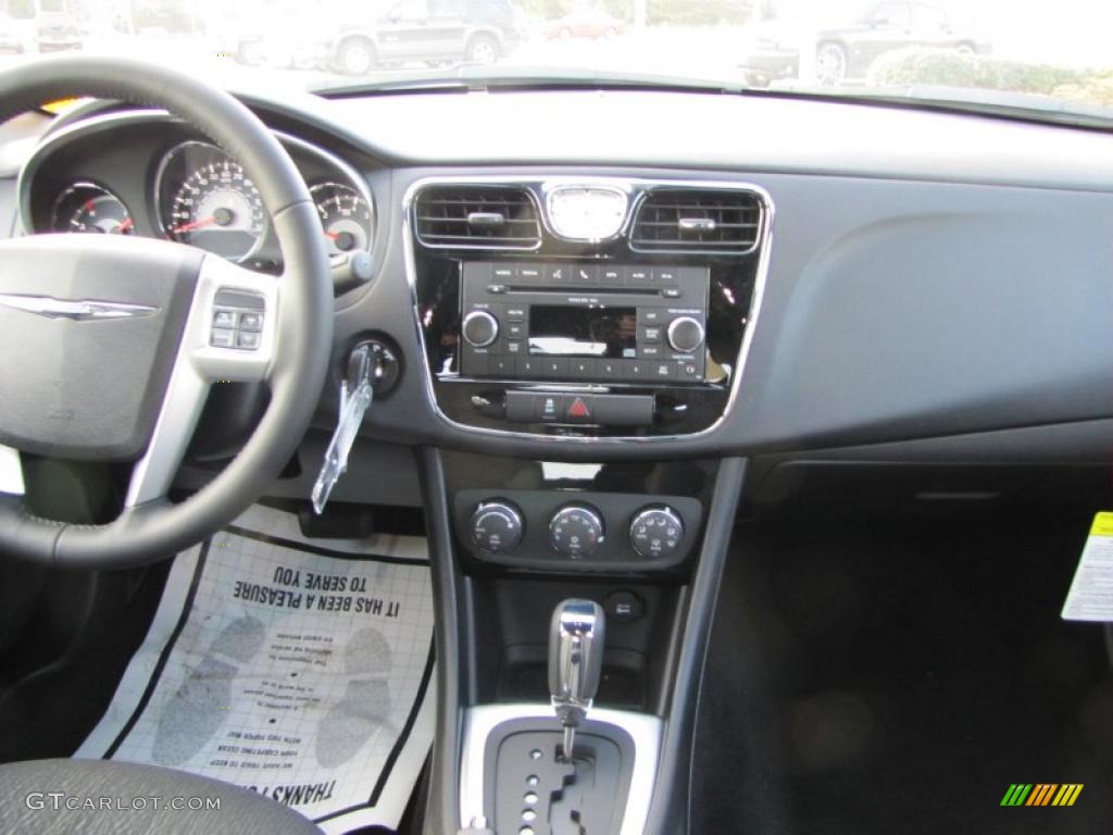 2011 Chrysler 200 Touring Black Dashboard Photo #43819979