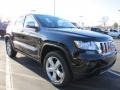 2011 Brilliant Black Crystal Pearl Jeep Grand Cherokee Overland  photo #4