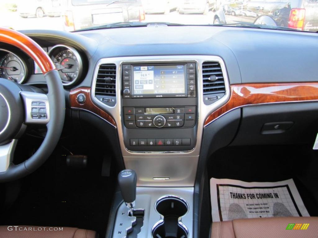2011 Jeep Grand Cherokee Overland New Saddle/Black Dashboard Photo #43821380