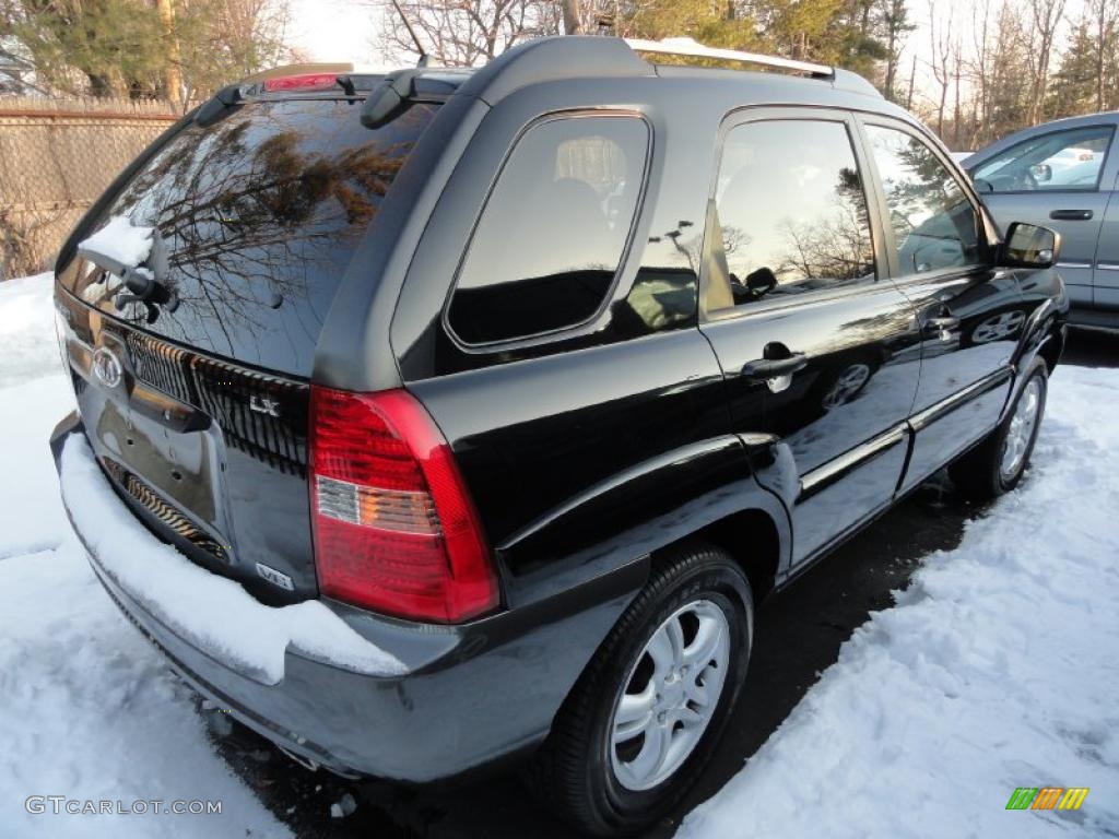 Black Cherry 2005 Kia Sportage EX 4WD Exterior Photo #43821520