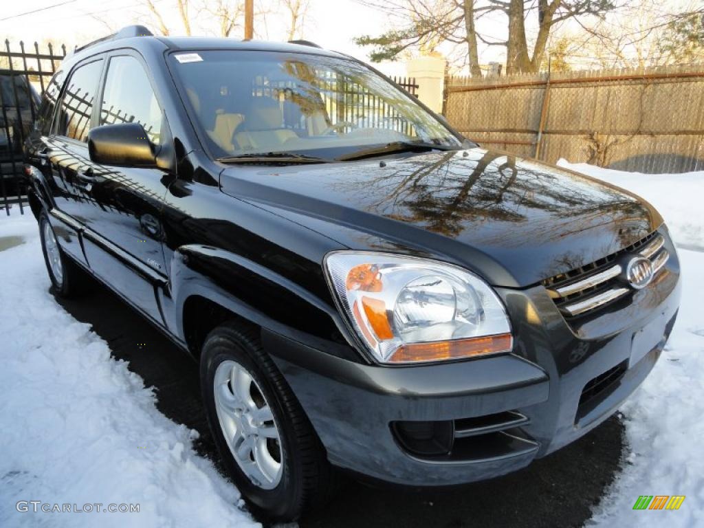 Black Cherry 2005 Kia Sportage EX 4WD Exterior Photo #43821536