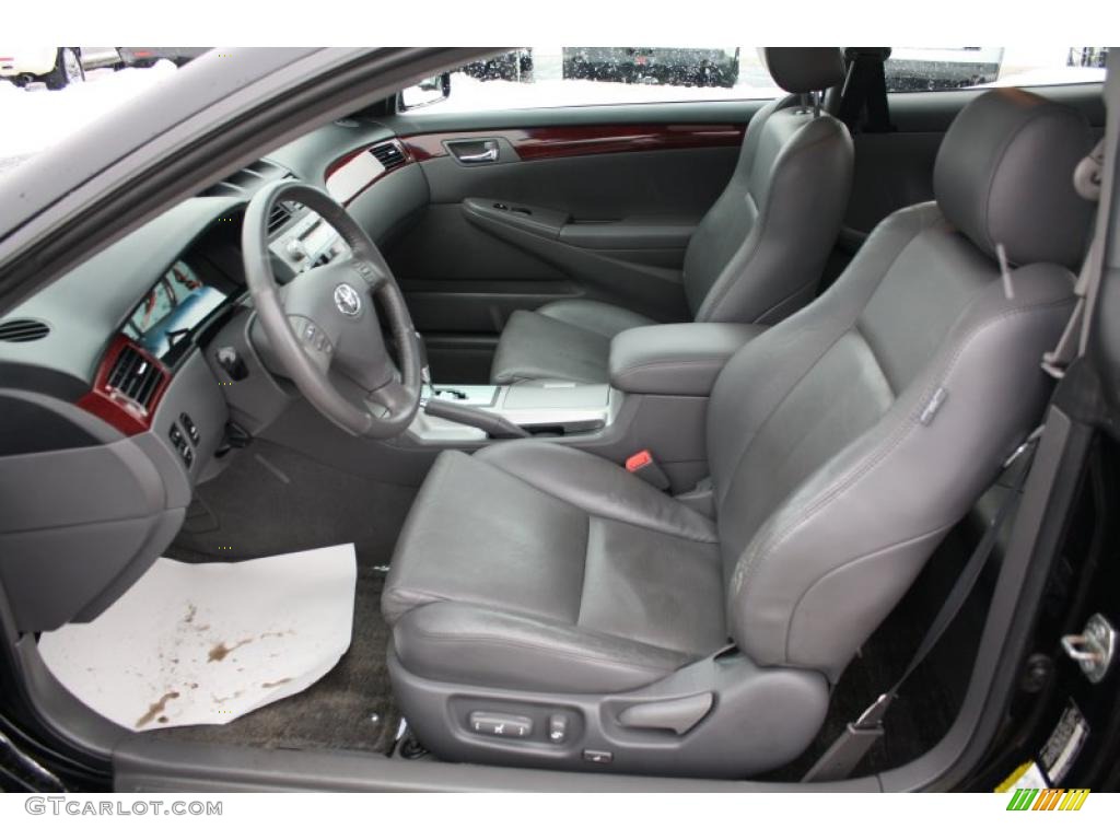 Dark Stone Gray Interior 2004 Toyota Solara SLE V6 Coupe Photo #43822076
