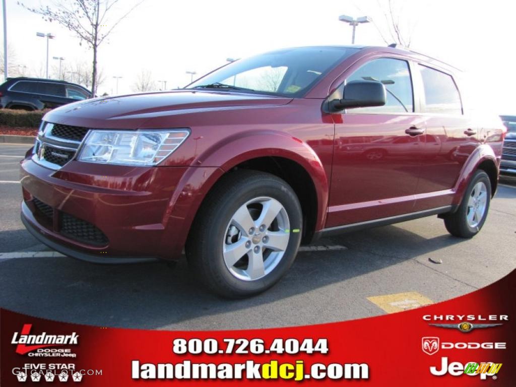Deep Cherry Red Crystal Pearl Dodge Journey