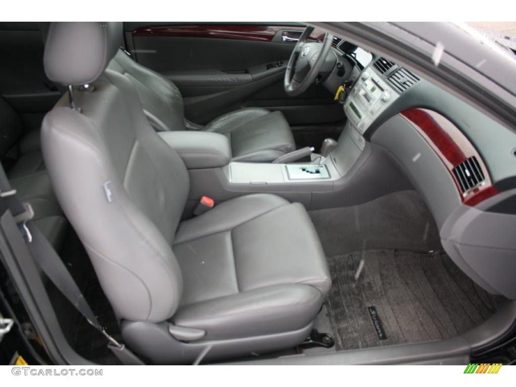 Dark Stone Gray Interior 2004 Toyota Solara SLE V6 Coupe Photo #43822212
