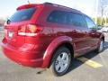 Deep Cherry Red Crystal Pearl 2011 Dodge Journey Express Exterior