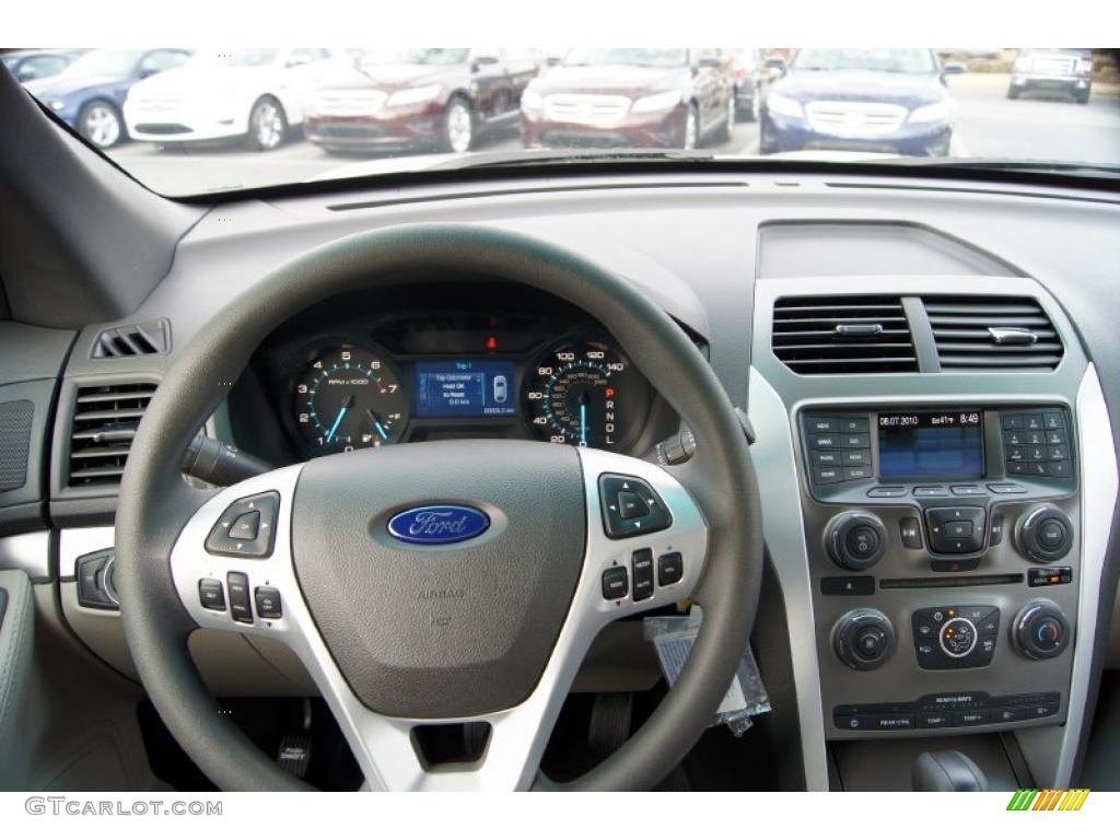 2011 Ford Explorer FWD Medium Light Stone Dashboard Photo #43823561