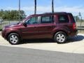 2009 Dark Cherry Pearl Honda Pilot EX-L  photo #7