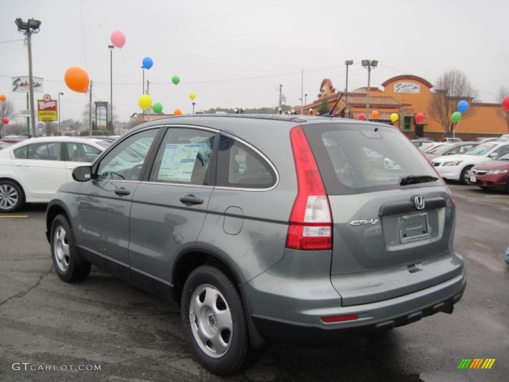 2011 CR-V LX - Opal Sage Metallic / Ivory photo #3