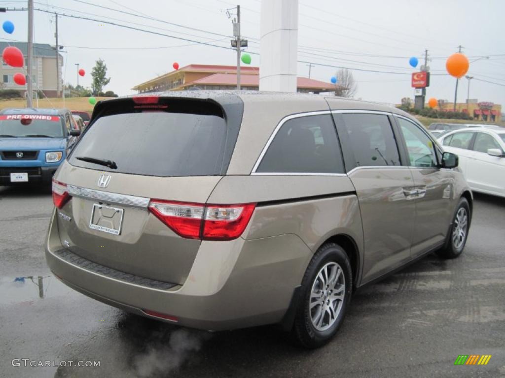 Mocha Metallic 2011 Honda Odyssey EX-L Exterior Photo #43828659